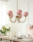 Helvano | Deckenleuchte aus Glas mit Goldfinish