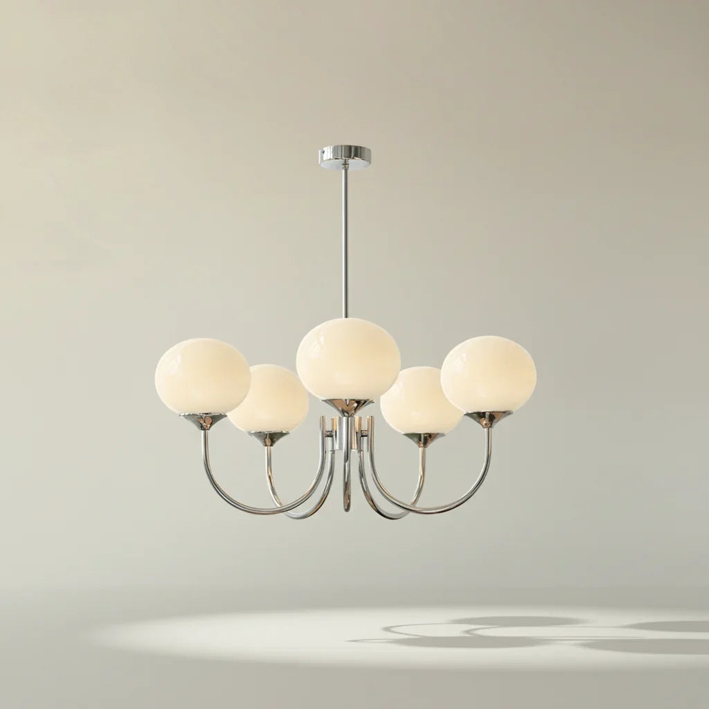 Helvano | Deckenleuchte aus Glas mit Goldfinish
