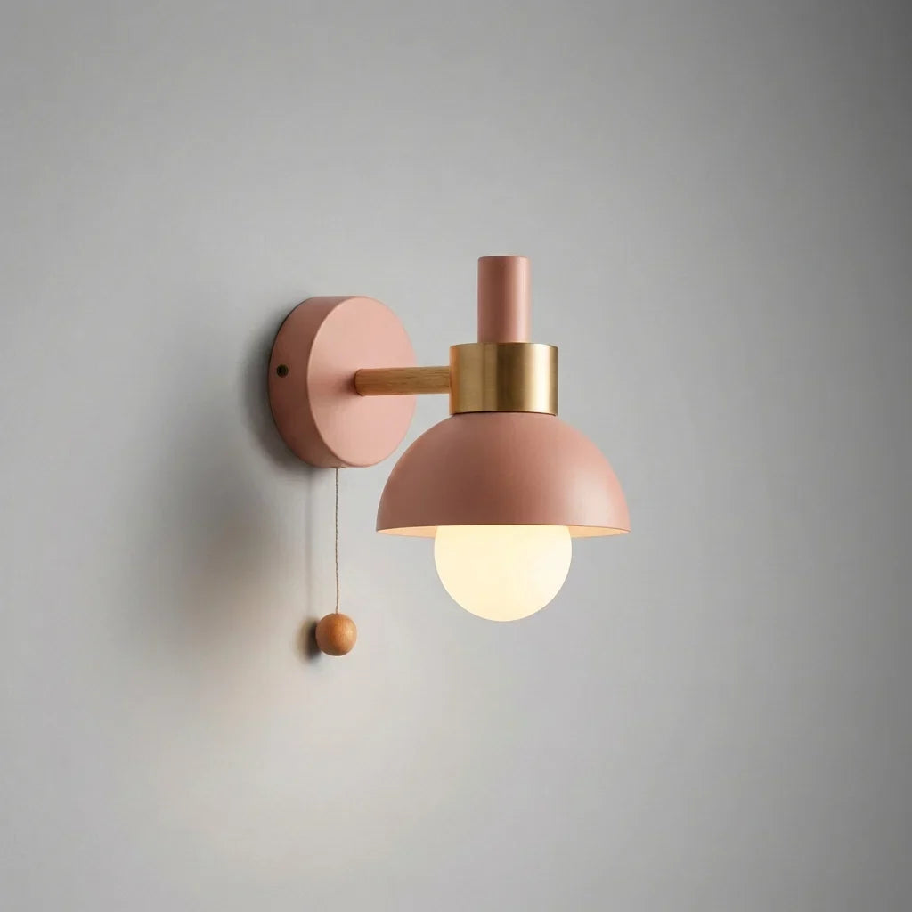 Helvano | Wandlampe für Kinderzimmer mit Zugschalter