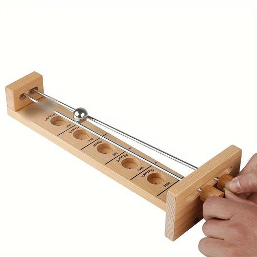 Helvano | Weltraum-Stickball-Spiel aus Holz, tragbar