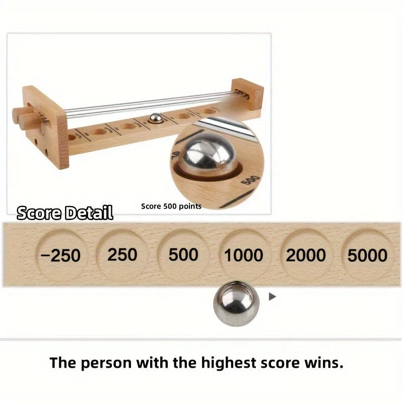 Helvano | Weltraum-Stickball-Spiel aus Holz, tragbar
