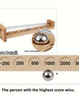 Helvano | Weltraum-Stickball-Spiel aus Holz, tragbar