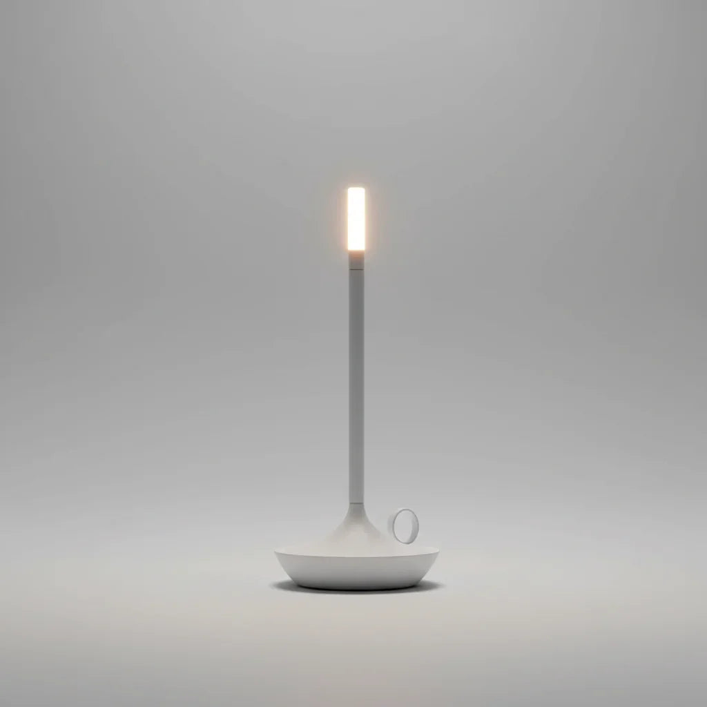 Helvano | Kabellose Tischlampe dimmbar in Schwarz