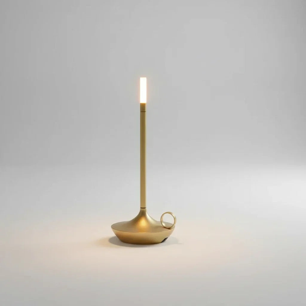 Helvano | Kabellose Tischlampe dimmbar in Schwarz