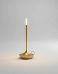 Helvano | Kabellose Tischlampe dimmbar in Schwarz