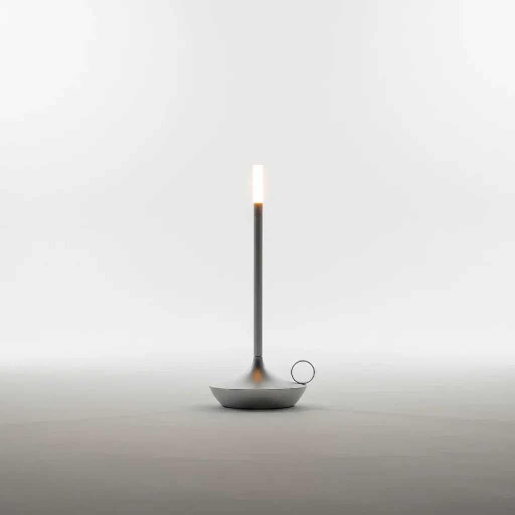 Helvano | Kabellose Tischlampe dimmbar in Schwarz