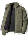 Helvano | Cordhemdjacke mit Fleecefutter für Herren