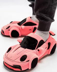 Helvano | Damen Hausschuhe mit Auto-Design & rutschfester Sohle