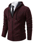 Helvano | Fleece-Strickjacke mit Reissverschluss für Herren