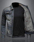 Helvano | Zip-Jeansjacke für Herren