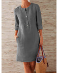 Helvano | Vintage Tunika-Kleid für Damen