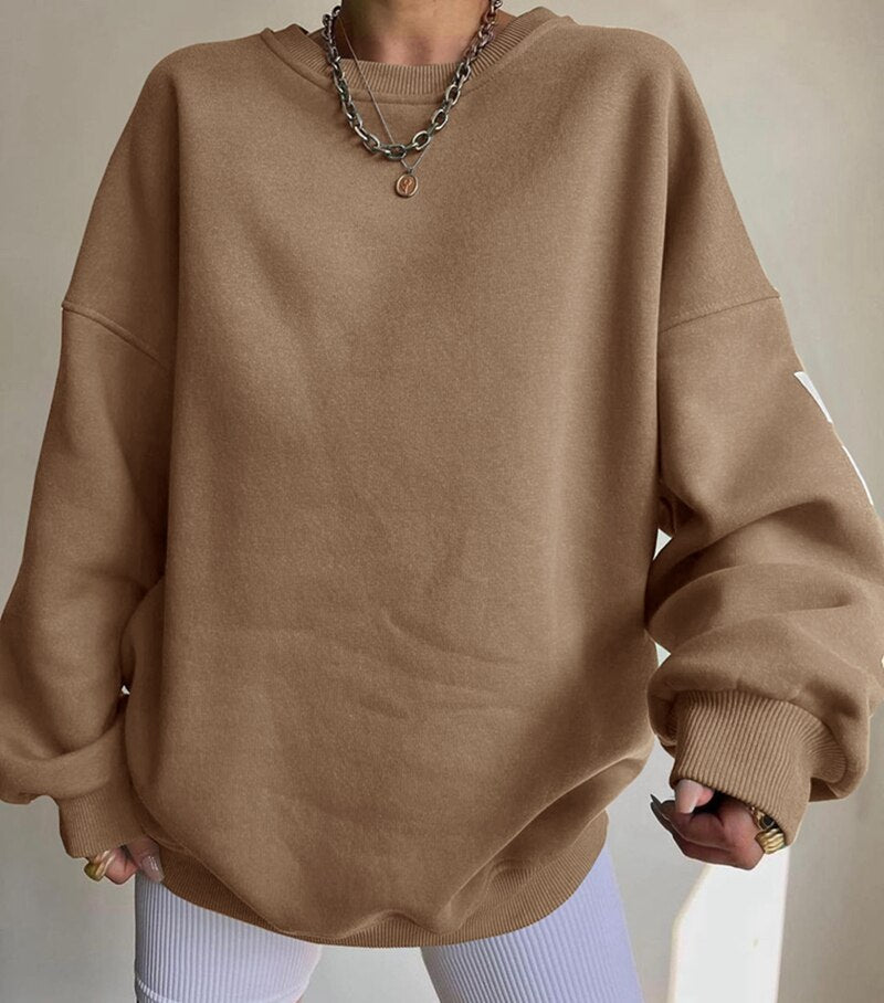 Helvano | Damen Kapuzenpullover mit Rundhals