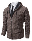 Helvano | Fleece-Strickjacke mit Reissverschluss für Herren
