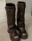 Helvano | Kniehohe Stiefel für Damen