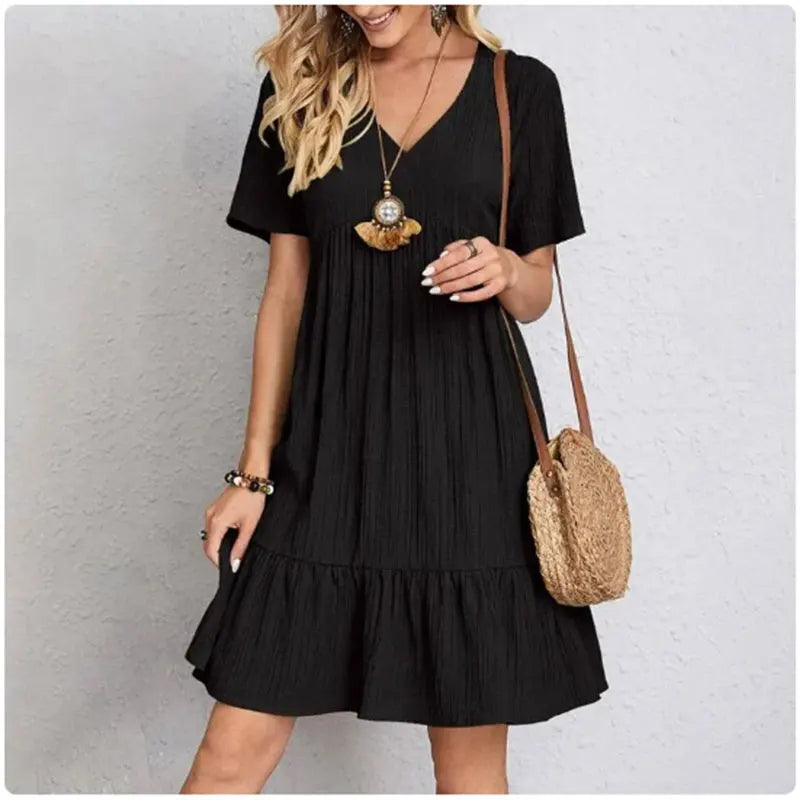 Helvano | Kurzarm-Sommerkleid für Damen