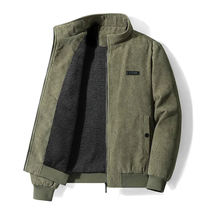 Helvano | Cord-Fleecejacke für Herren