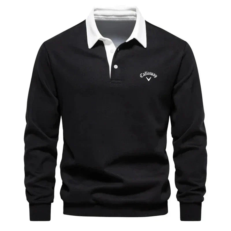 Helvano | Poloshirt für Herren mit Kontrast