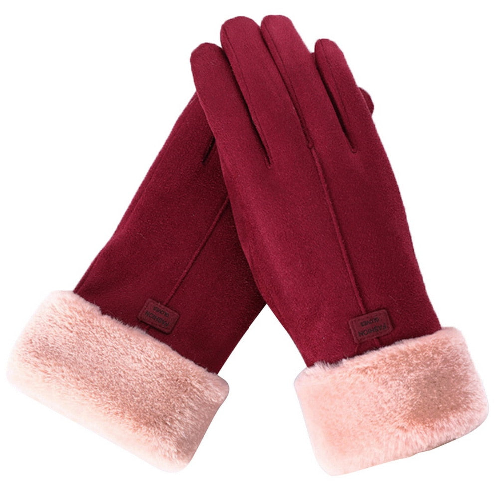 Helvano | Flauschige Winterhandschuhe für Damen