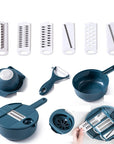 Helvano | Multifunktionales Gemüseschneider-Set 12-in-1