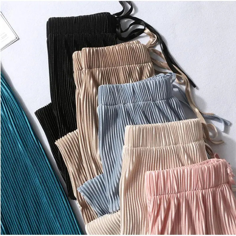 Helvano | Weite Plisseehose für Damen