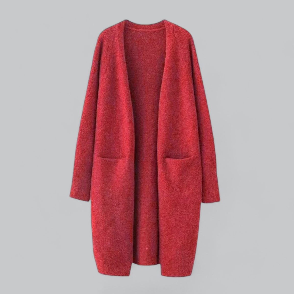 Helvano | Lange Strickjacke für Damen