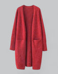 Helvano | Lange Strickjacke für Damen