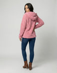 Helvano | Lange Teddy-Fleecejacke für Damen