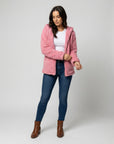 Helvano | Lange Teddy-Fleecejacke für Damen