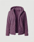 Helvano | Lange Teddy-Fleecejacke für Damen