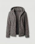 Helvano | Lange Teddy-Fleecejacke für Damen