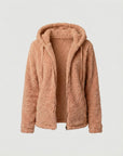 Helvano | Lange Teddy-Fleecejacke für Damen