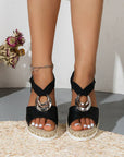 Helvano | Damen Keilsandalen mit Absatz