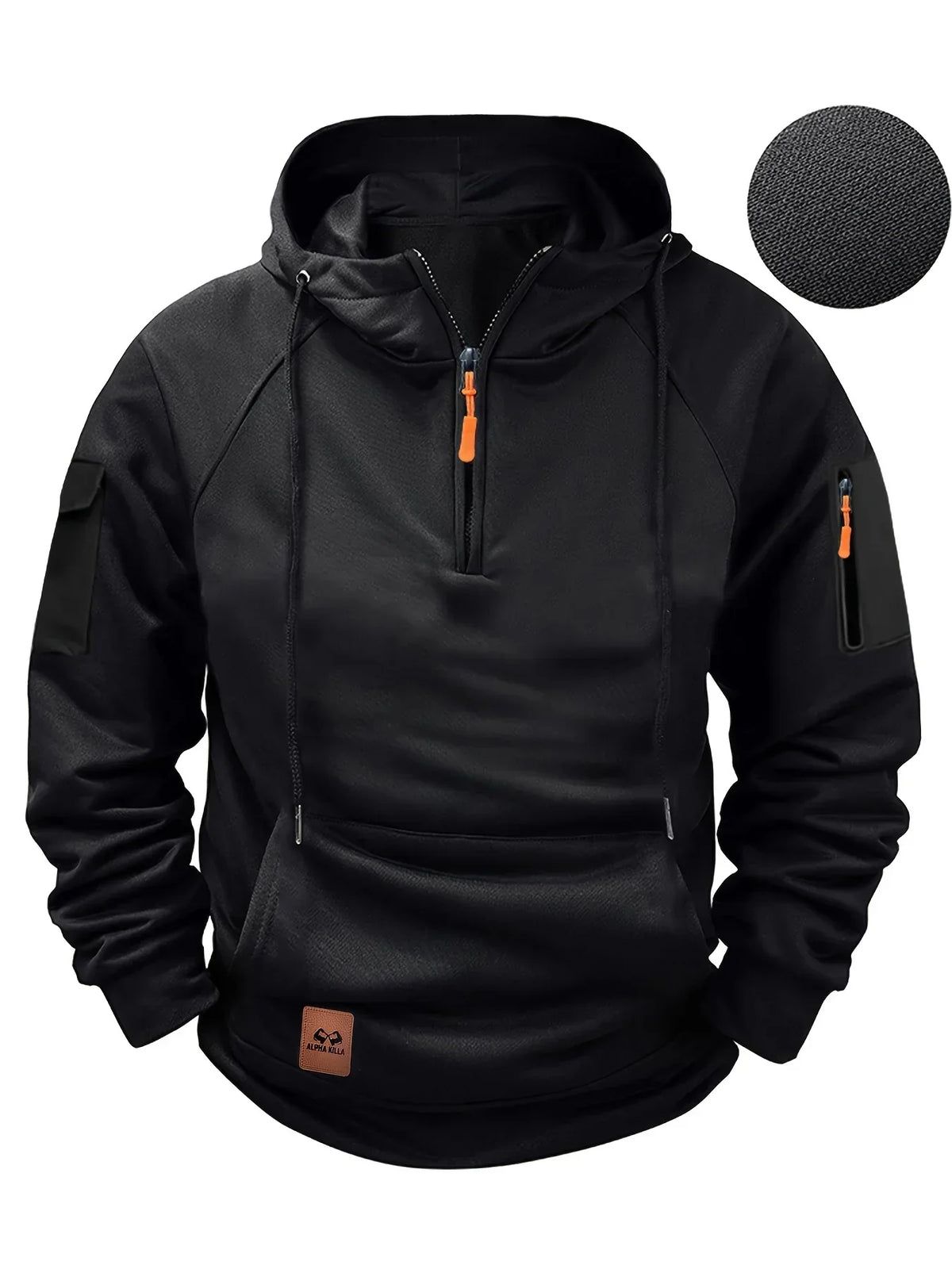 Helvano | Herren Kapuzenjacke mit Reissverschluss