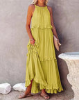 Helvano | Maxikleid mit Volants für Damen