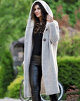 Helvano | Strickjacke mit Kapuze für Damen