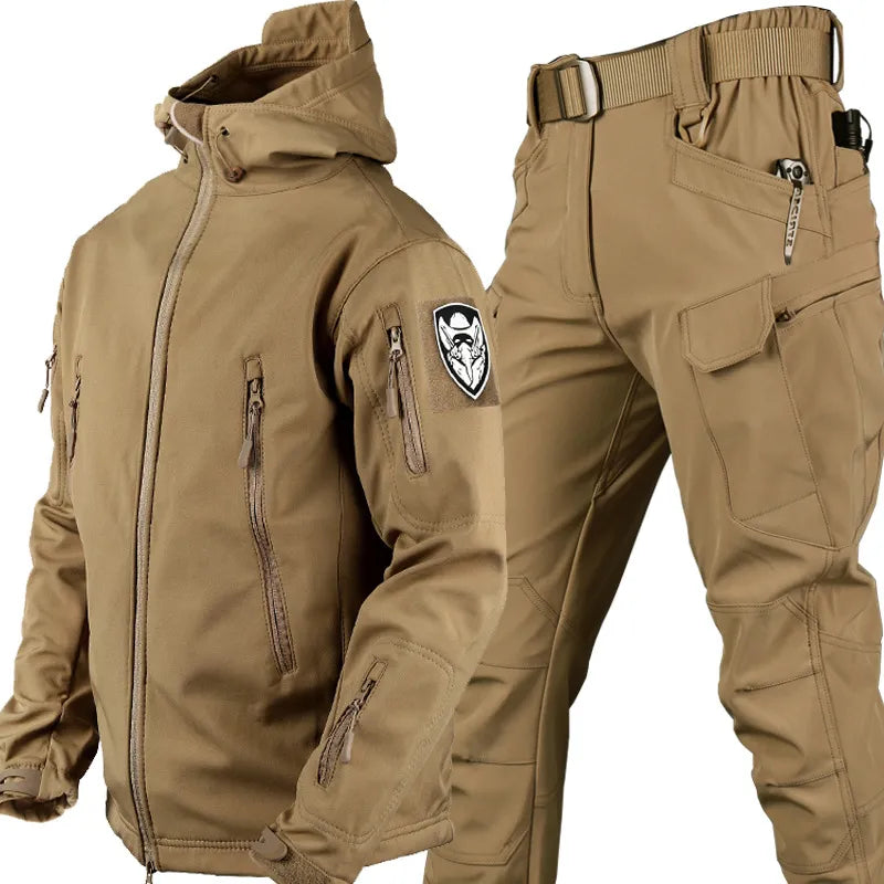 Helvano | Taktisches Outdoor-Set Jacke und Hose für Herren