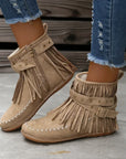 Helvano | Stiefeletten mit Fransen und Nieten für Damen