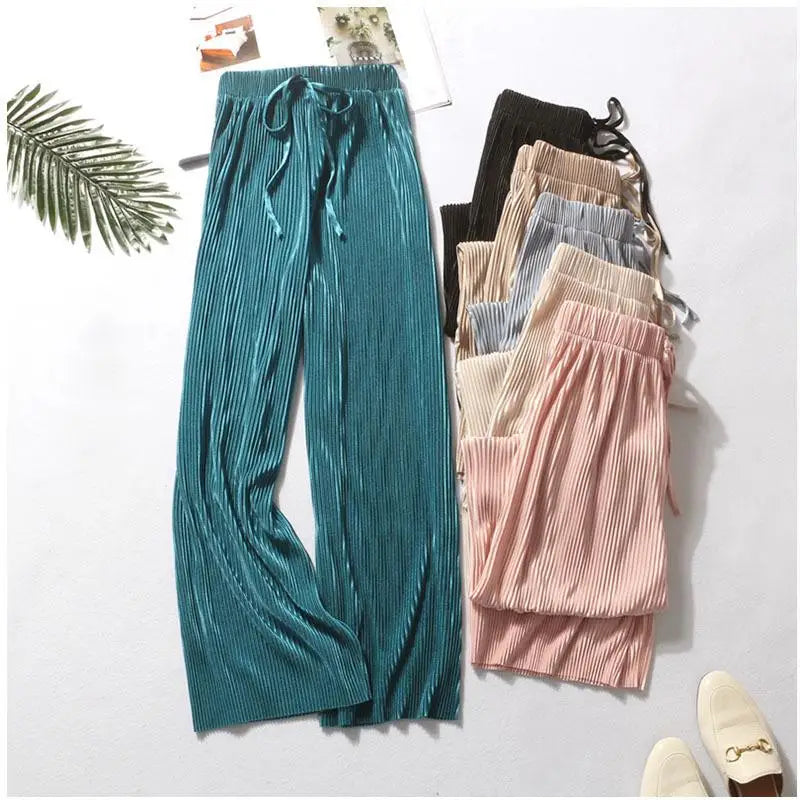 Helvano | Weite Plisseehose für Damen
