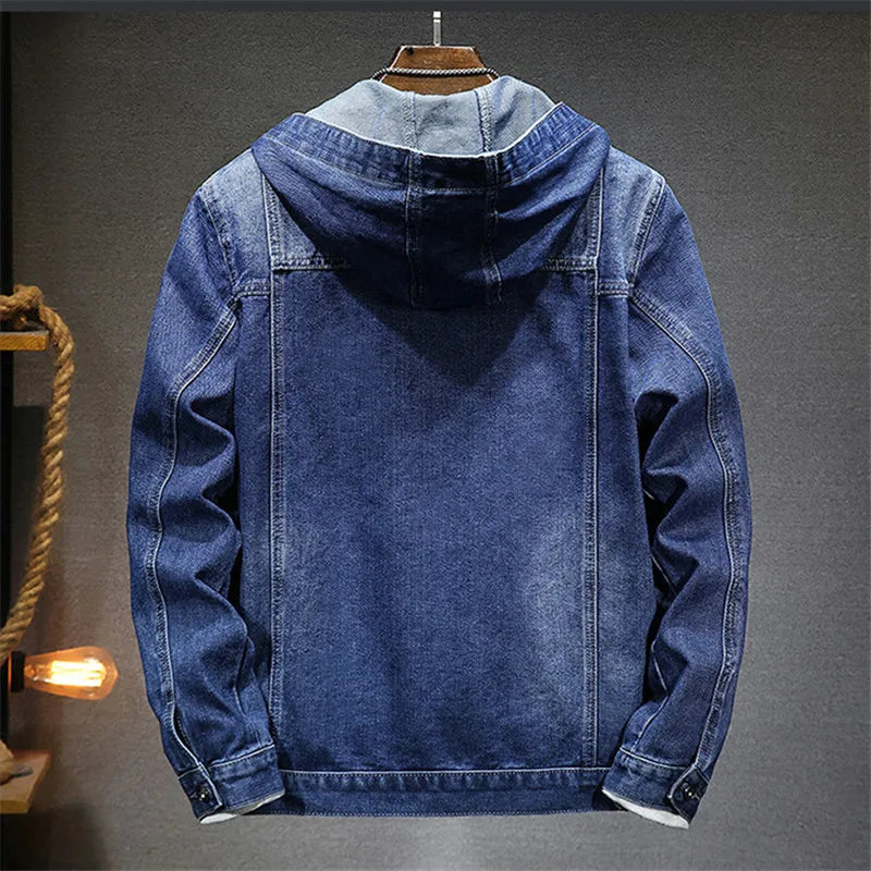 Helvano | Denim-Sweatshirt im Retro-Look für Herren