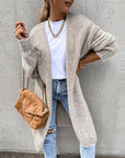 Helvano | Lange Strickjacke für Damen