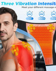 Helvano | Elektrisches Massagegerät mit Wärme für Schulter, Ellenbogen & Knie