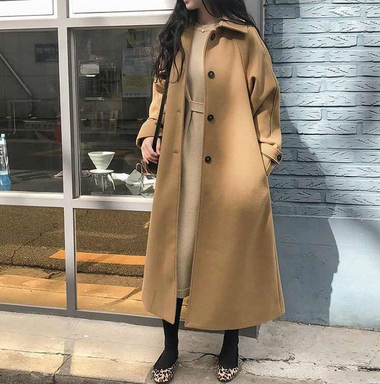 Helvano | Eleganter langer Damenmantel