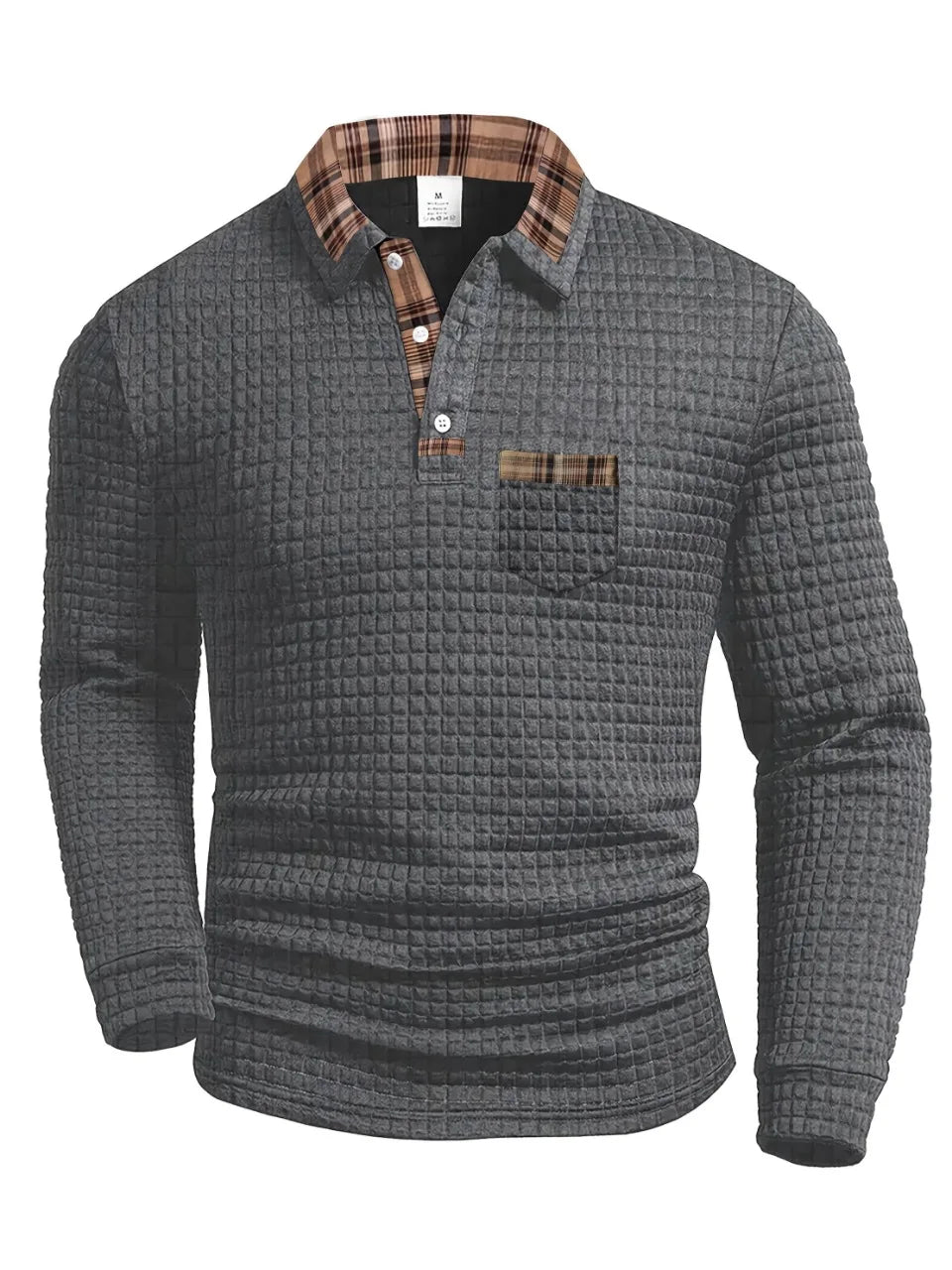 Helvano | Kariertes Poloshirt für Herren