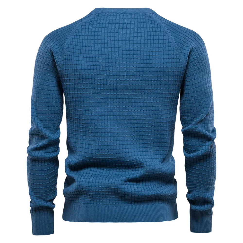 Helvano | Herren-Pullover mit Karomuster
