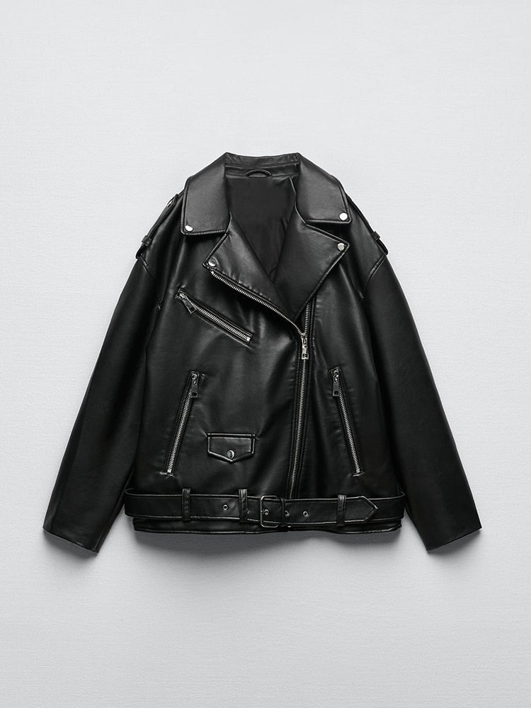 Helvano | Minimalistischer Mantel für Damen in Schwarz