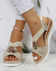 Helvano | Damen Keilsandalen mit Absatz