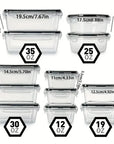 Helvano | Frischhaltedosen-Set 12-teilig mit Deckel