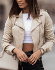 Helvano | Elegante Damenjacke in Lederoptik