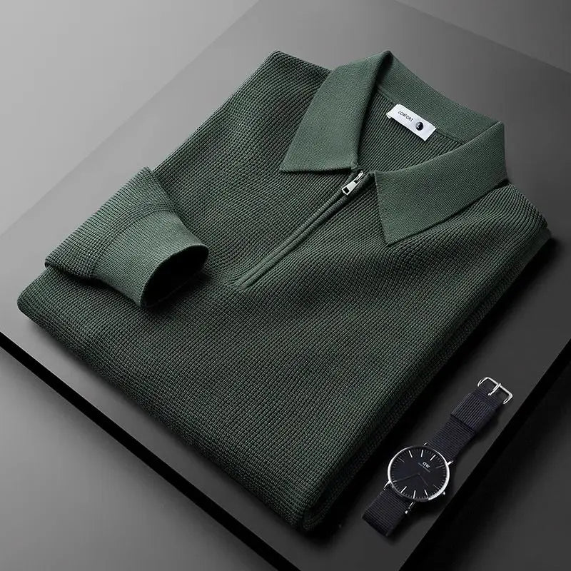 Helvano | Waffelstrick-Pullover für Herren