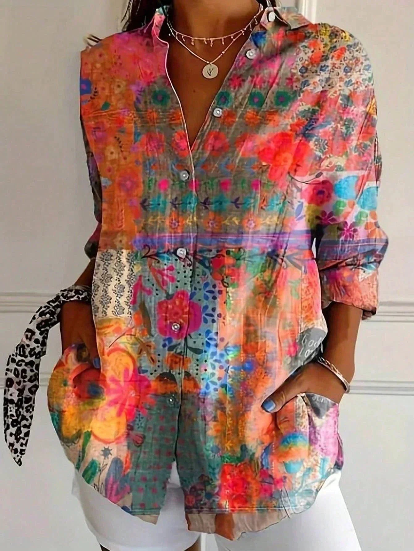 Helvano | Bedruckte Bluse für Damen
